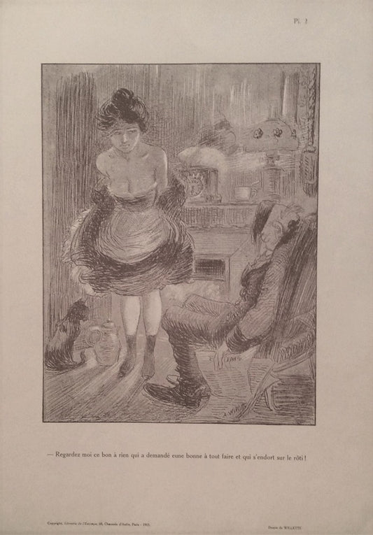 Willette Regardez ce bon à rien 1915 Sourires de Paris