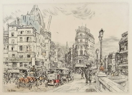 Veder Paris Sur le Pont-Neuf  20e s
