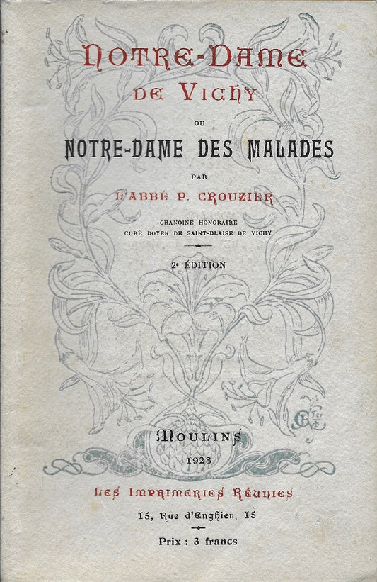Crouzier Notre-Dame de Vichy ou Notre-Dame des Malades 1923