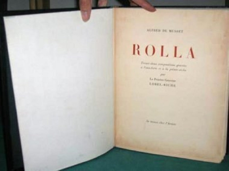 Lobel-Riche Musset Rolla 1942