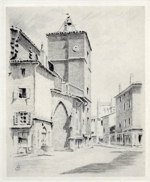 Archimbaud Auvergne Cantal Saint-Flour Halle aux blés (1948)