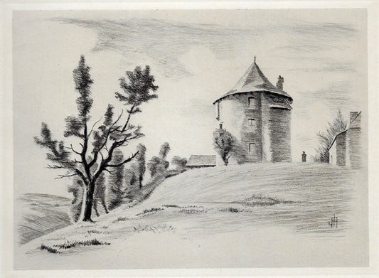 Archimbaud Auvergne Cantal Chaudesaigues Château du Couffour1948