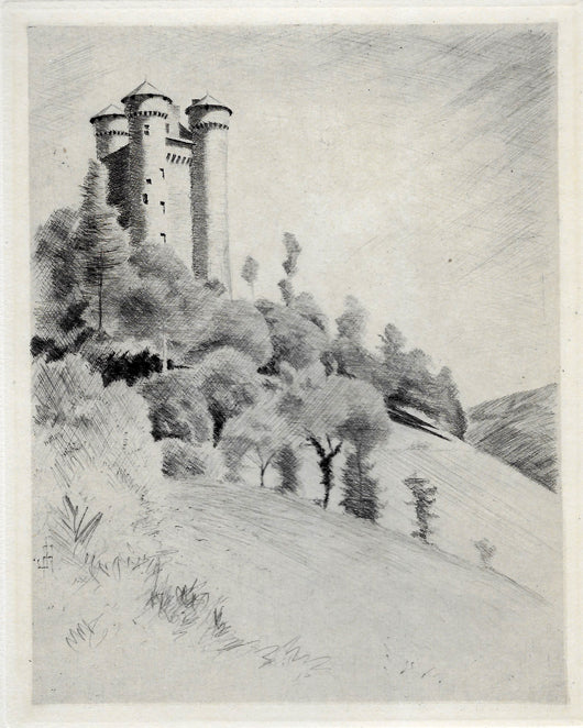 Archimbaud Auvergne Cantal Tournemire Château d'Anjony1948