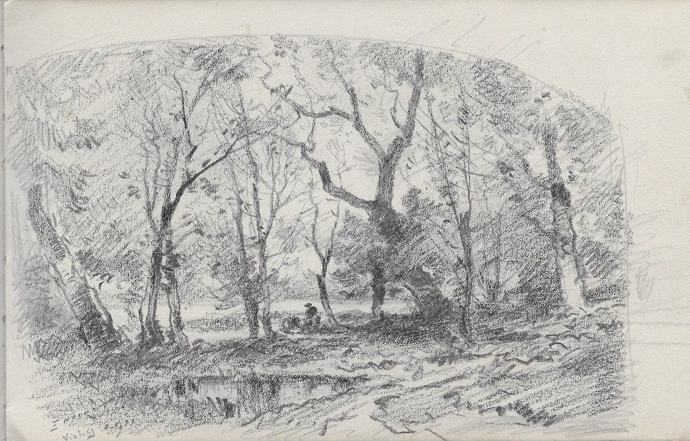 Noirot 74 Paysage des environs de Vichy dans l'Allier (1911)